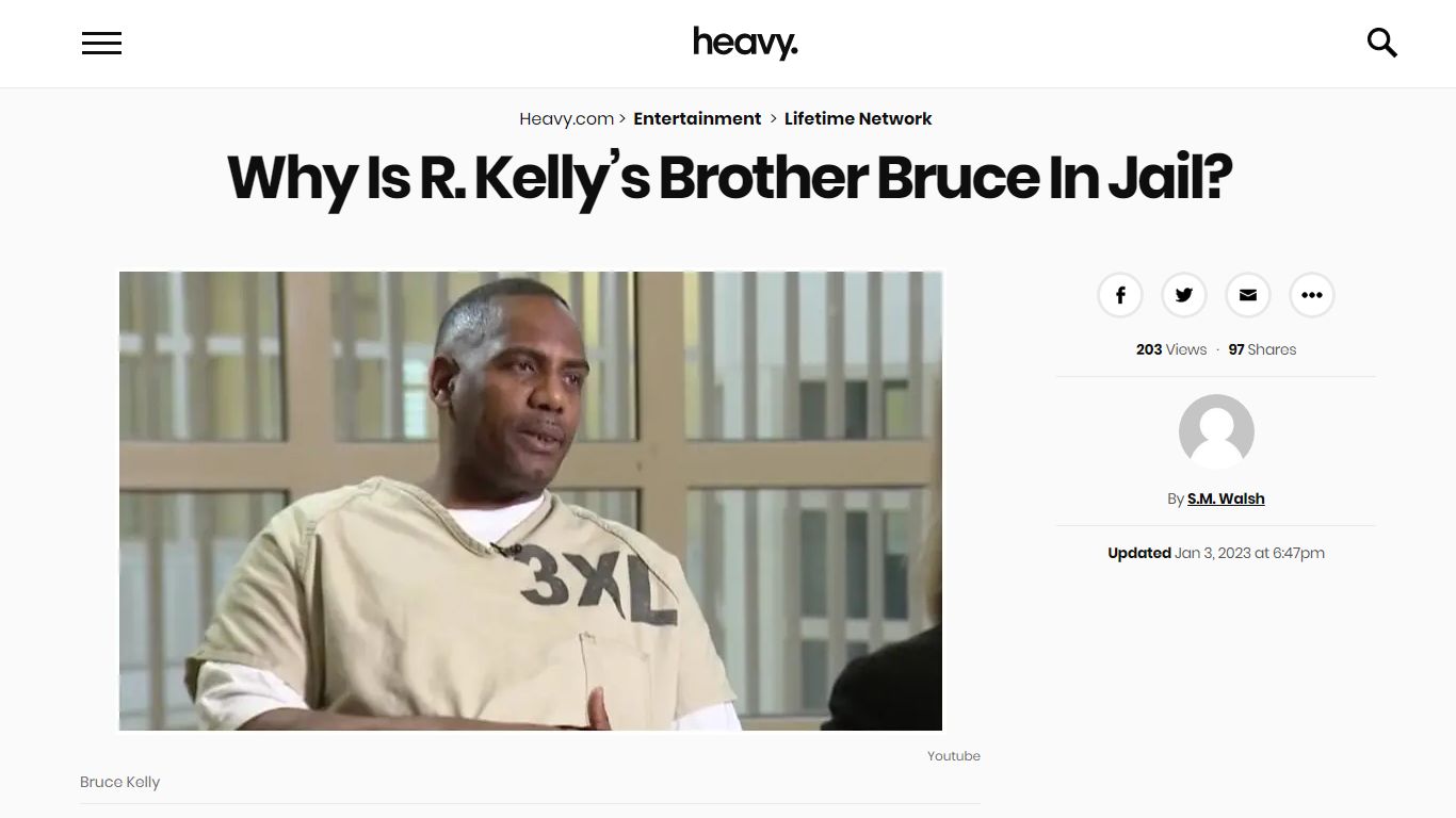 Why Is R Kelly's Brother Bruce In Jail? - Heavy.com