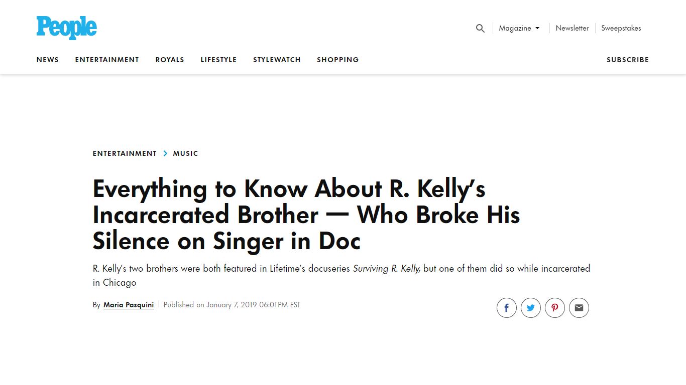 R. Kelly's Incarcerated Older Brother Bruce: Everything to Know