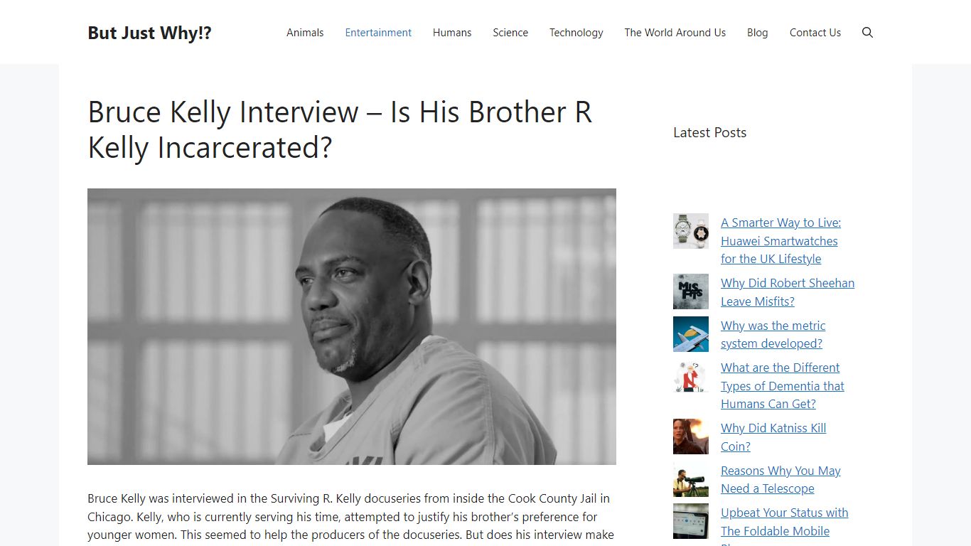 Bruce Kelly Interview – Is His Brother R Kelly Incarcerated?